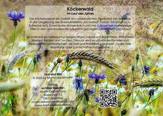 Köckerwald bei Bielefeld, Buchumschlag hinten